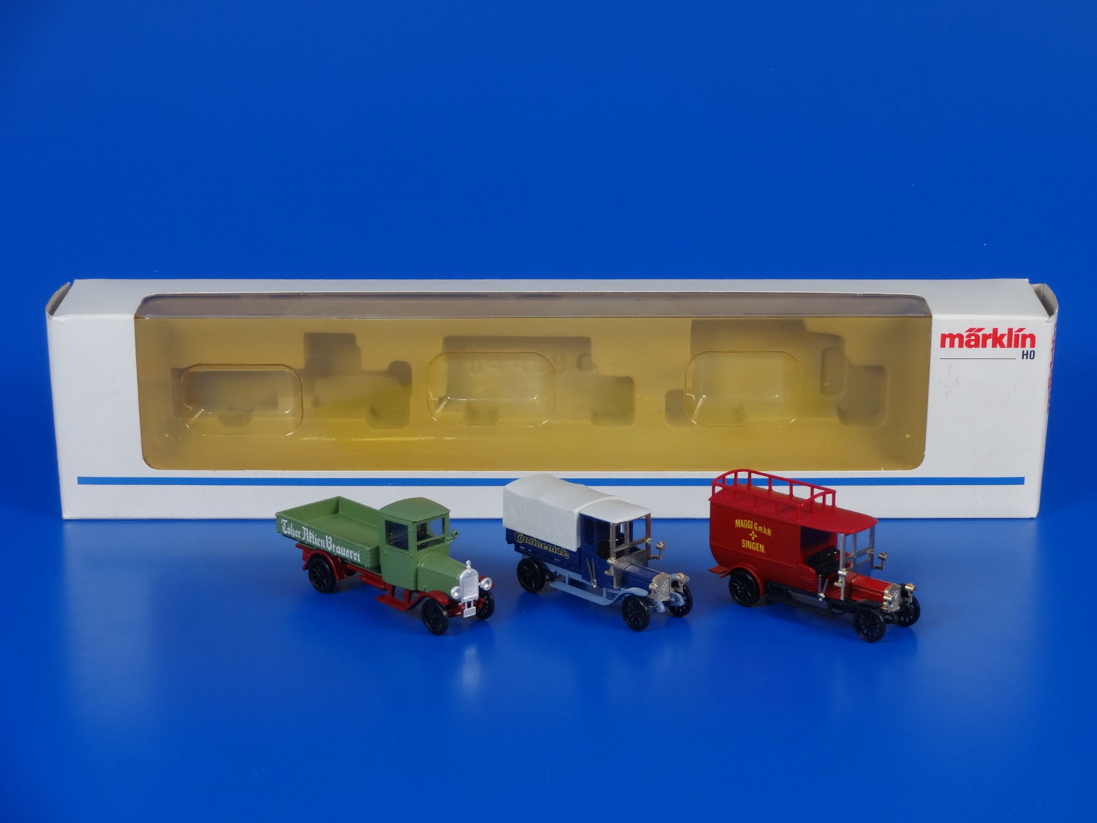 MARKLIN H0 - 1888 - Set of 3 HO Old Timer Delivery Trucks